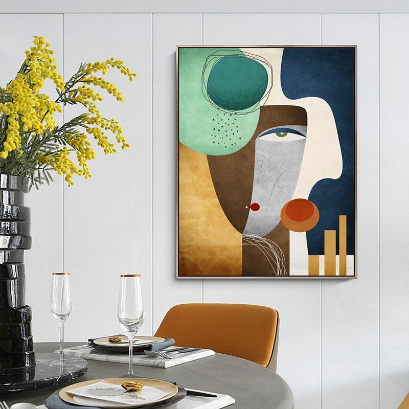 Aura Facial Canvas Print