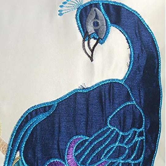 Belle Peacock Pillow Cover