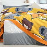 Animal Party Reversible Cotton Gauze Quilt