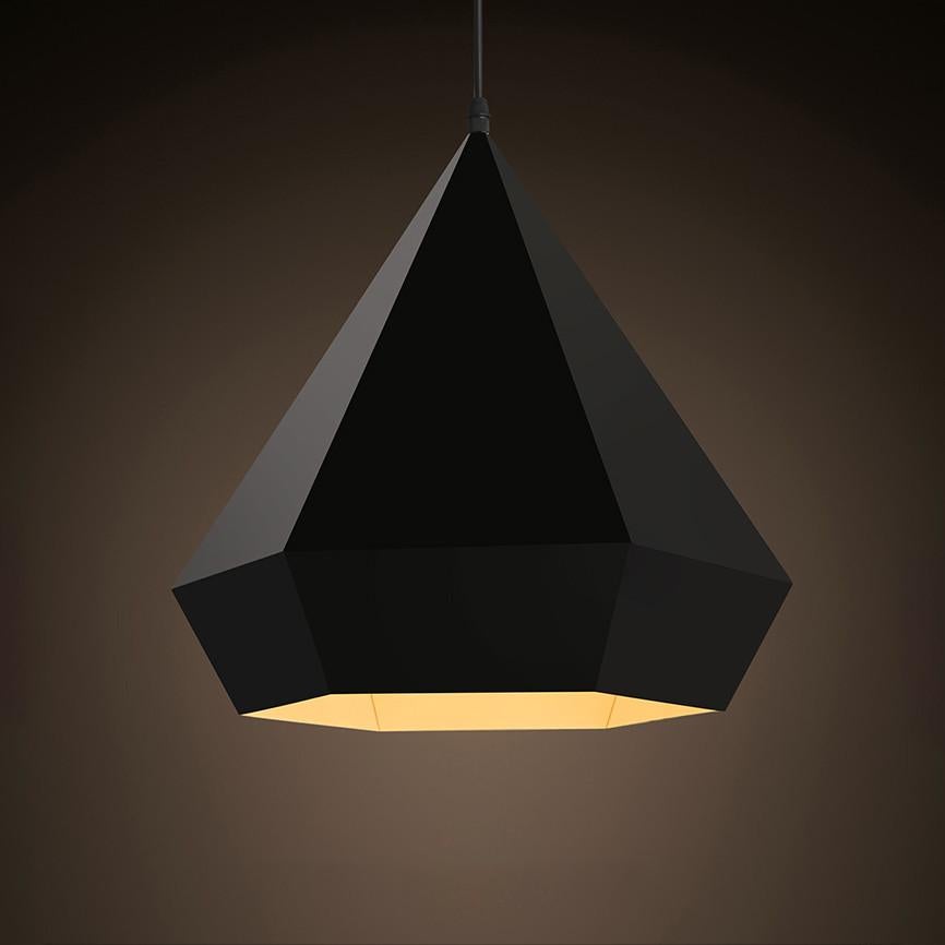 Black Diamond Geometric Pendant Light