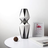 Black Meets White Ceramic Vases