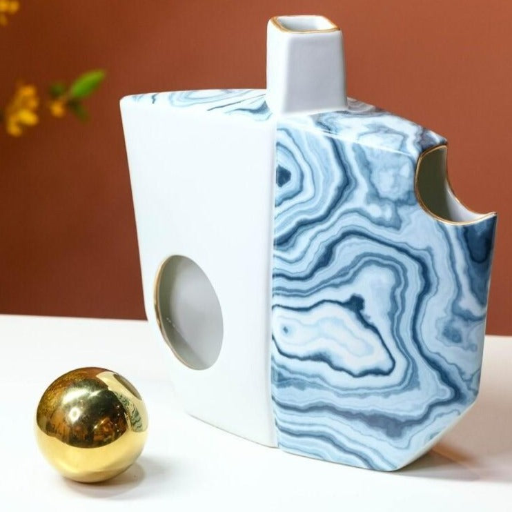 Bluana Swirl Vase