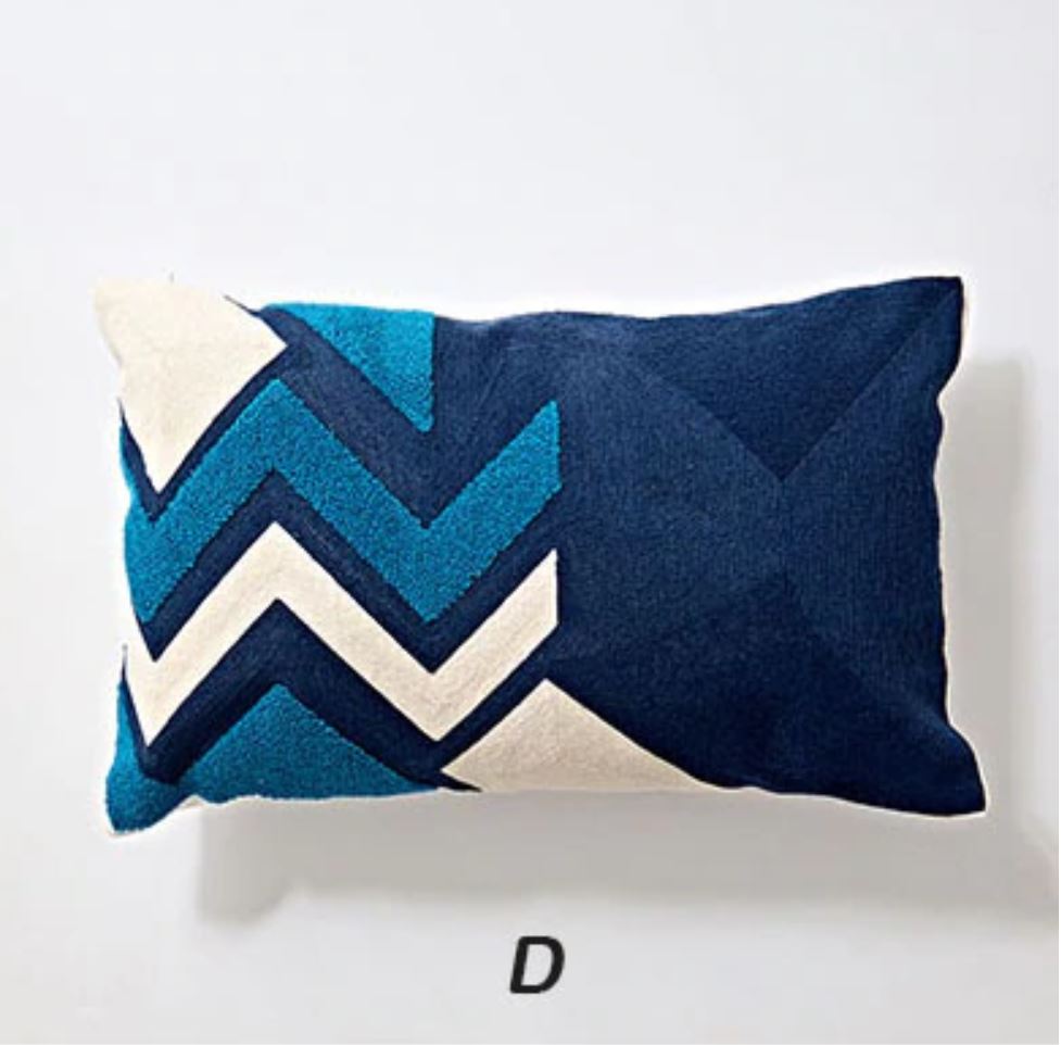 Symphony in Blue Pillow Cover