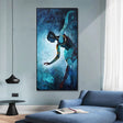 The Dancer in Blue Hand Painted Canvas