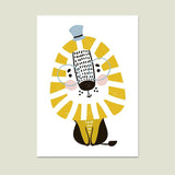 Kids Animals Gifts Wall Art Canvas Decorative Pictures Poster Print Wall Art Room Kids Decor