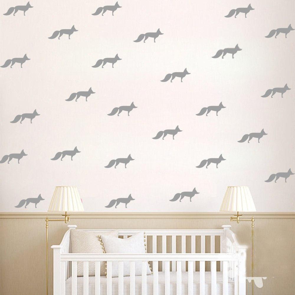 Fox Wall Decals Wall Stickers for Kids Rooms