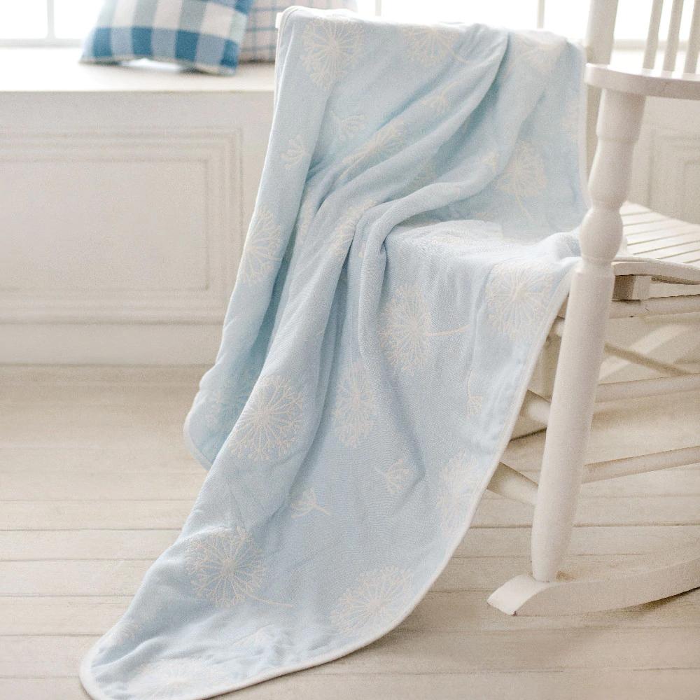 Six Layer Blanket Crib Nursery Room Soft Embroidery Pattern for Newborn & Baby Kids Decor Gift