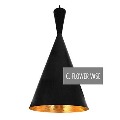 Modern Beat Black Pendant Light