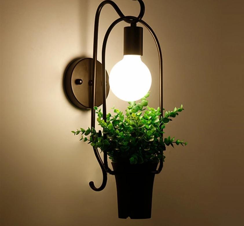 Brielle - Modern Nordic Planter Wall Lamp