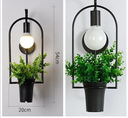 Brielle - Modern Nordic Planter Wall Lamp