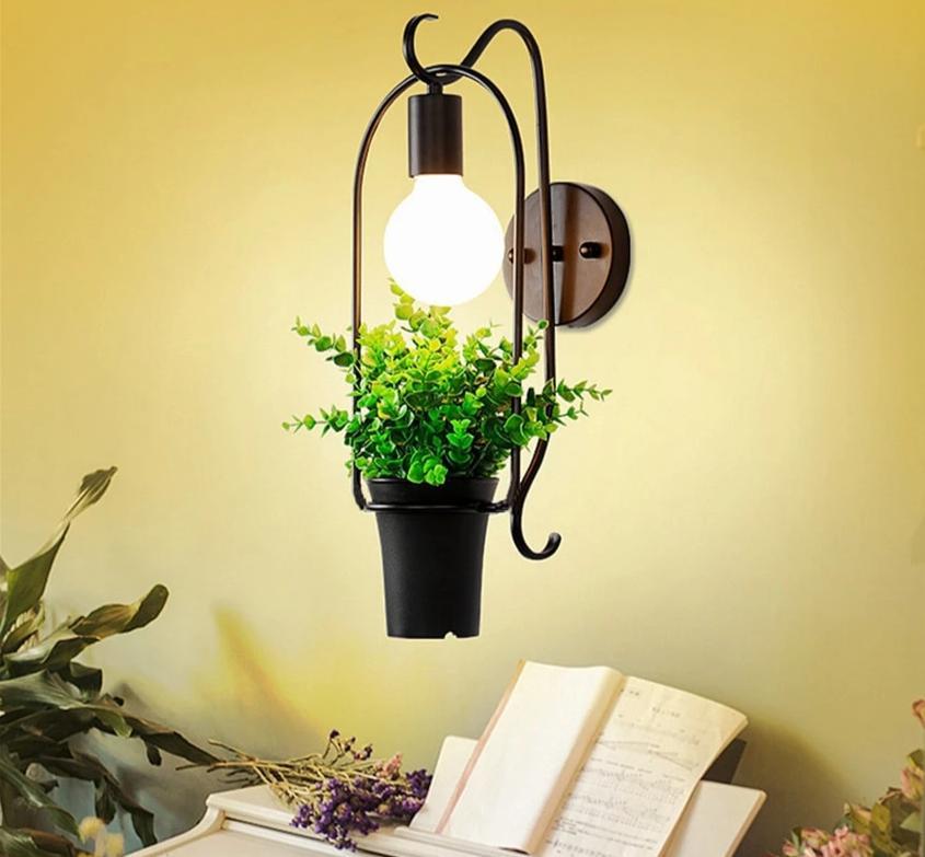 Brielle - Modern Nordic Planter Wall Lamp