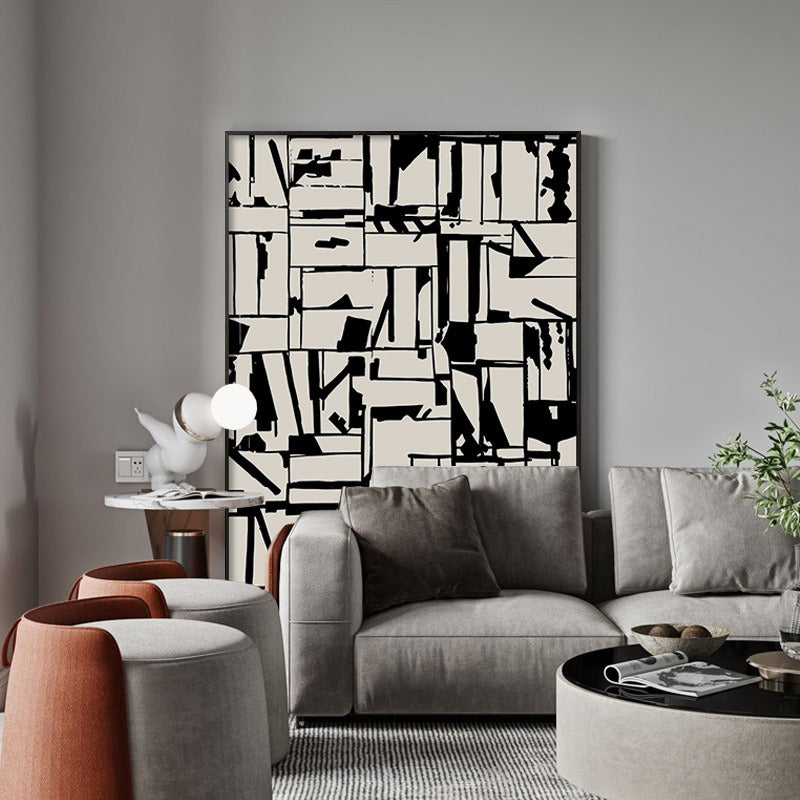 Broken Modern Canvas Print