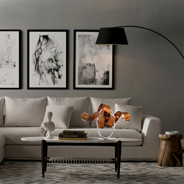 Chaos in Ribbon Metal Sculpture