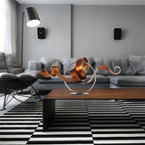 Chaos in Ribbon Metal Sculpture