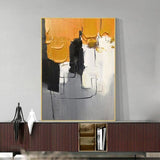 Brushstroke in C Minor Hand Painted Canvas