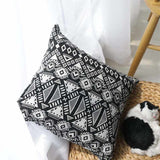 Black & White Geometric Pattern Pillowcase