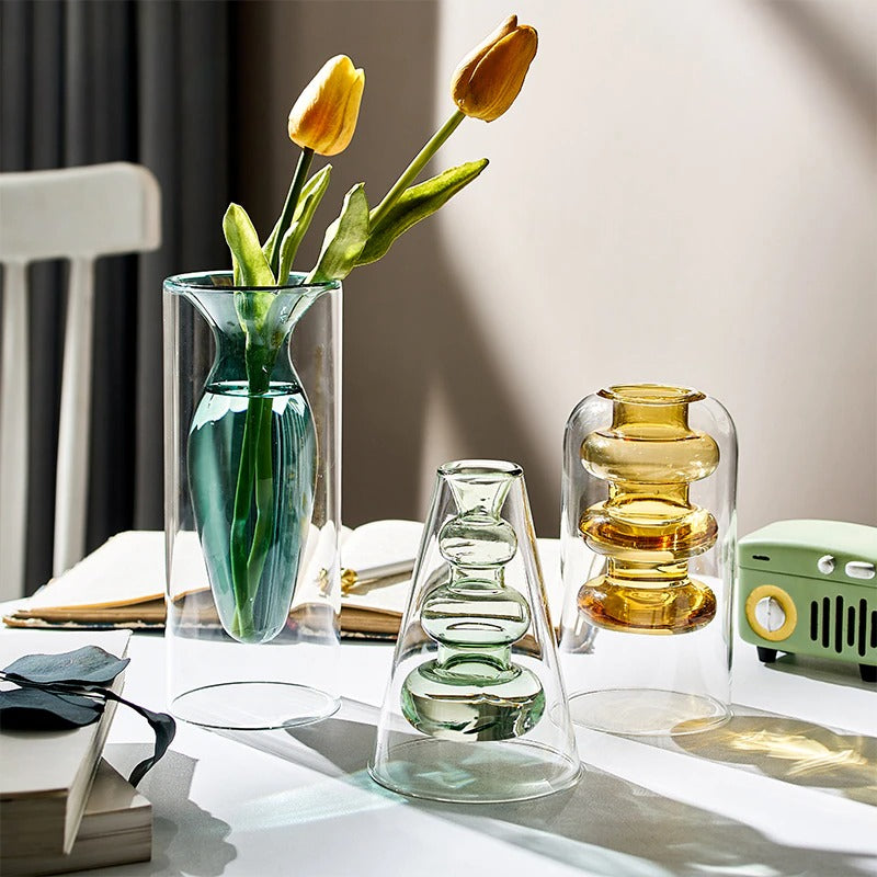 Captured Modern Glass Vases