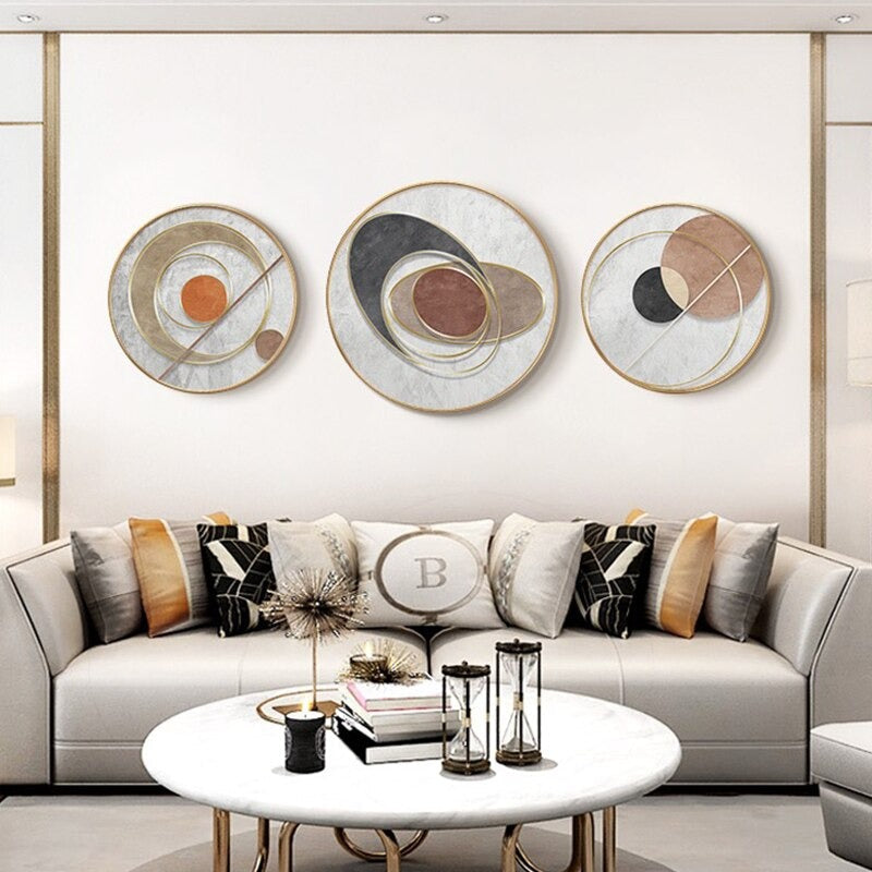 Celestial Circular Canvas Prints