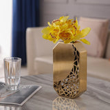 Celina Luxury Metal Vases