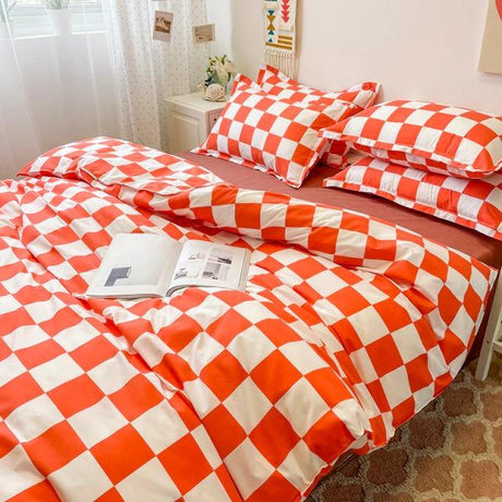 Checkered Bedding Set