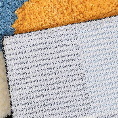 Checkered Tulip Accent Rug