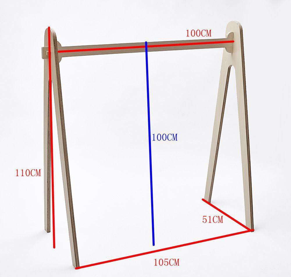 Wooden Clothing / Coat Rack for Kids Rooms