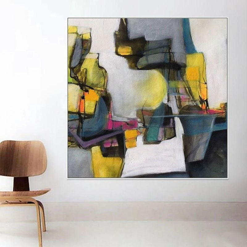 Colorama Hand Painted Canvas