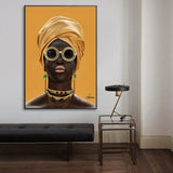 Cool Shaded Lady Canvas Print