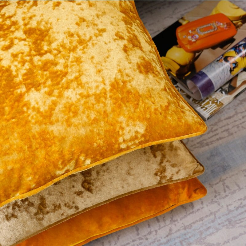Cora Crushed Velvet Pillow Cover