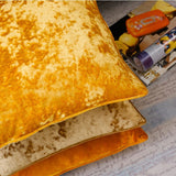 Cora Crushed Velvet Pillow Cover