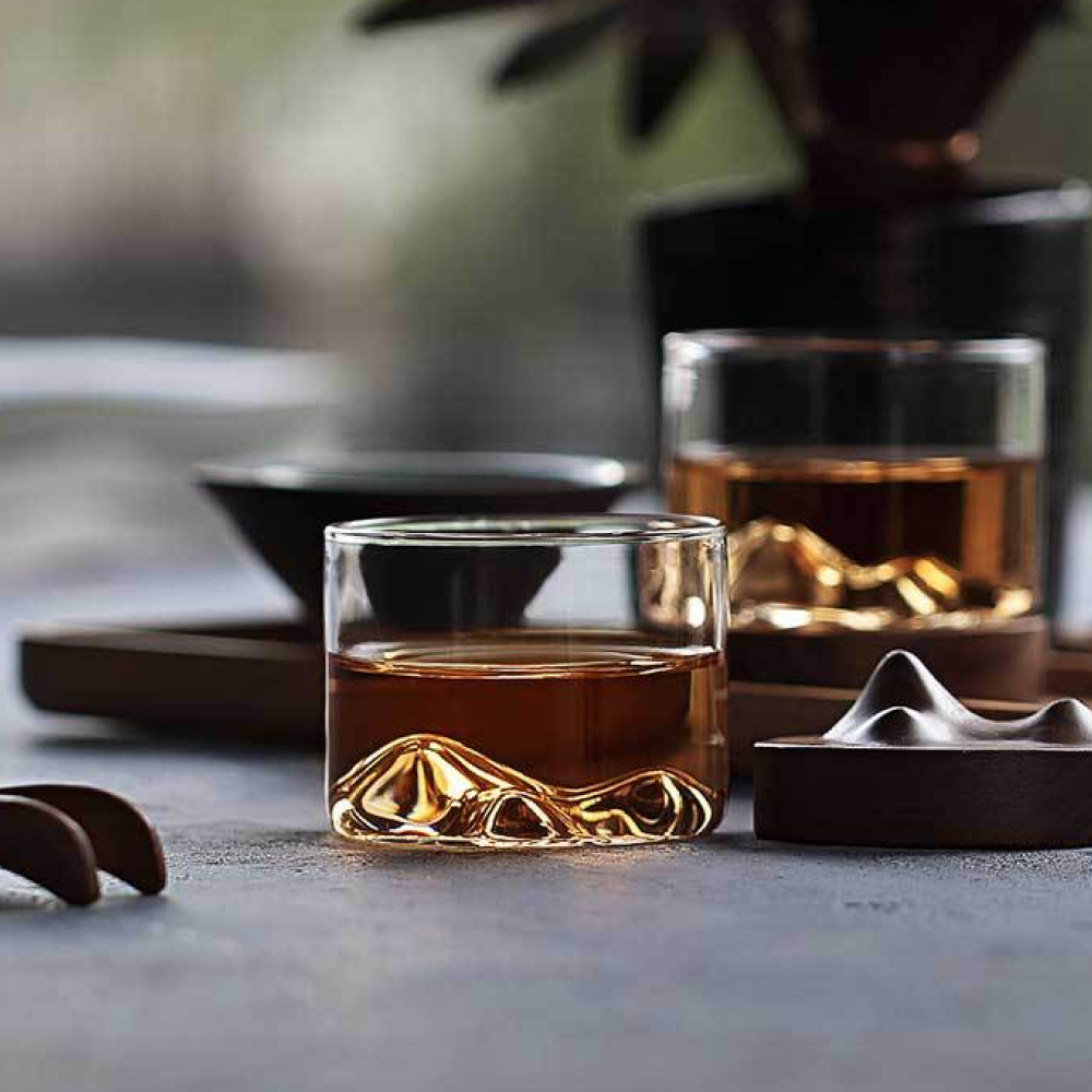 Corey Mountain Whiskey Glasses