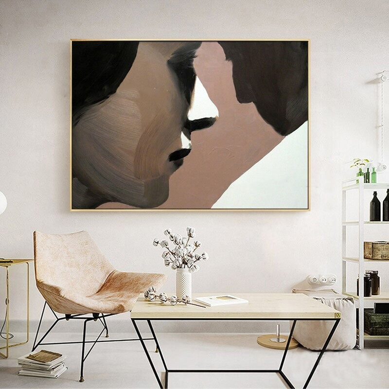 The Couple Hand Painted Canvas
