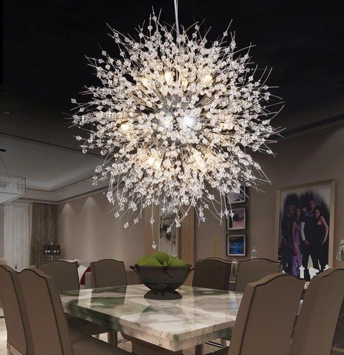 Crystal Dandelion Chandelier