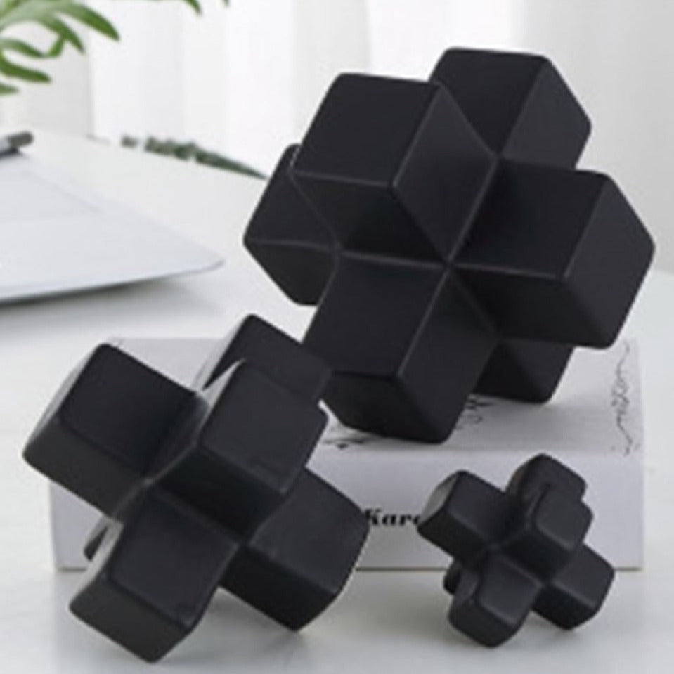Cube Squared Statues