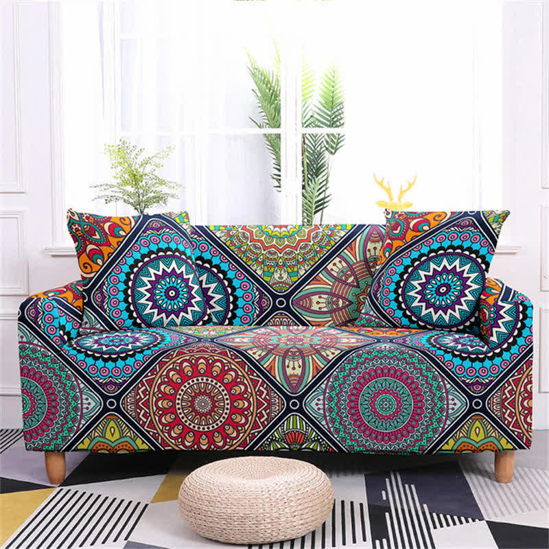 Attractive Pattern Elastic Stretchable Sofa Cover