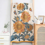 Blooming Sunflower Cotton Bath Towel