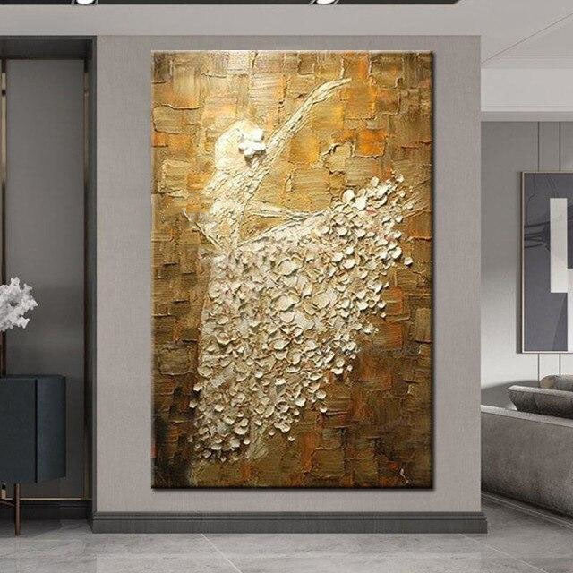 The Dancer's Song Hand Painted Canvas