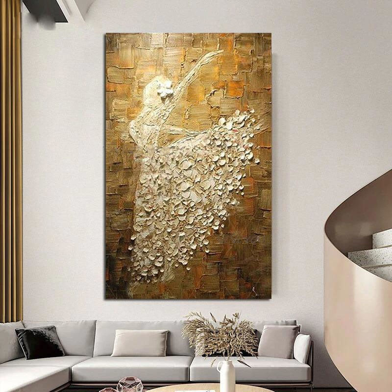 The Dancer's Song Hand Painted Canvas
