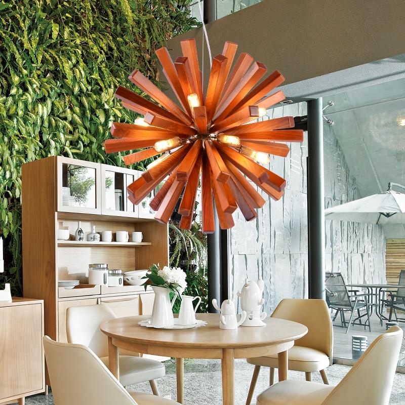 Dandelion - Wooden Pendant Lights