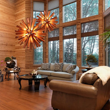 Dandelion - Wooden Pendant Lights