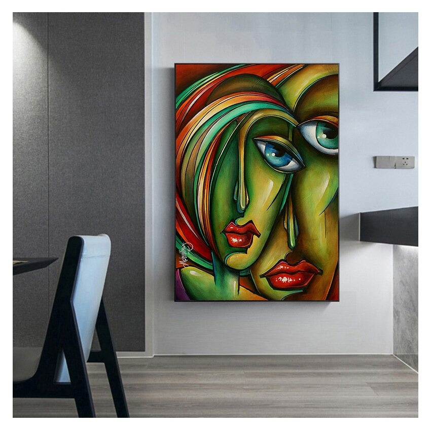 Distorted Canvas Print