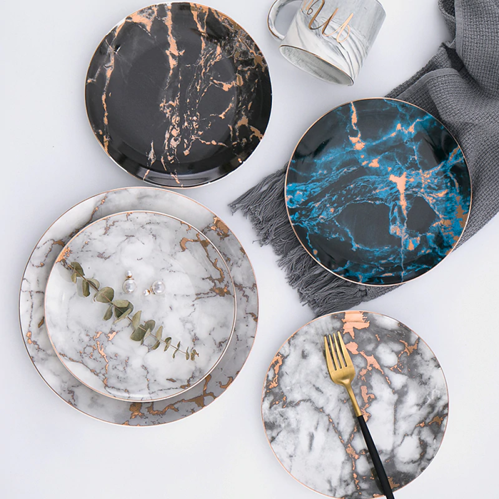 Divine Marble Plates