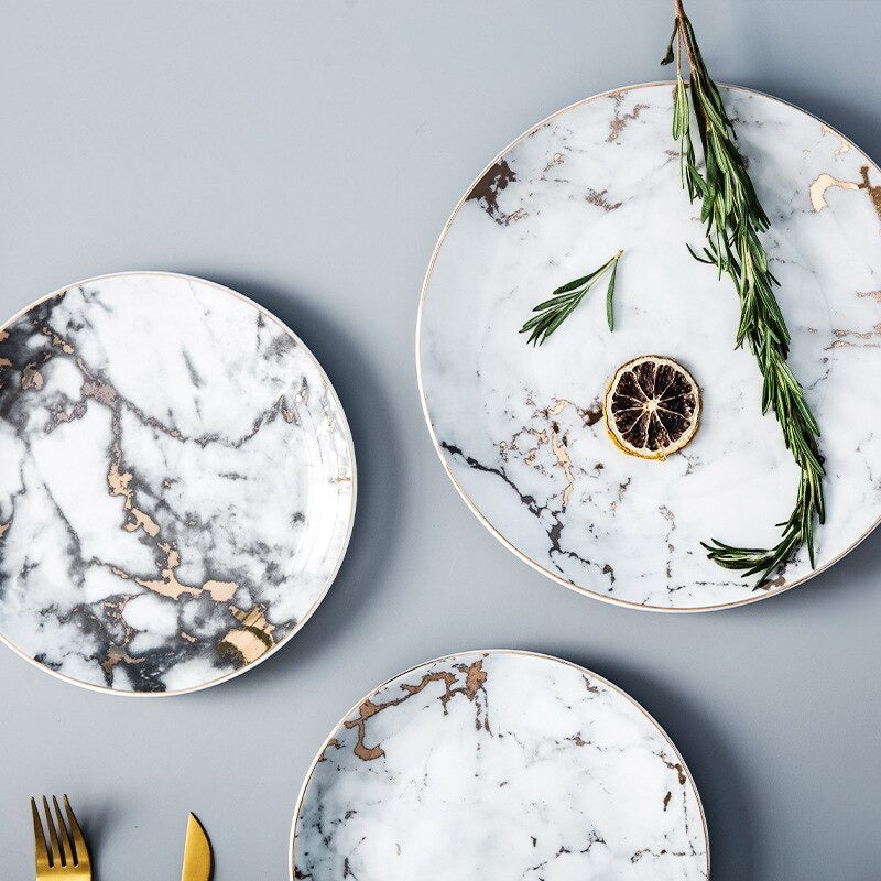 Divine Marble Plates