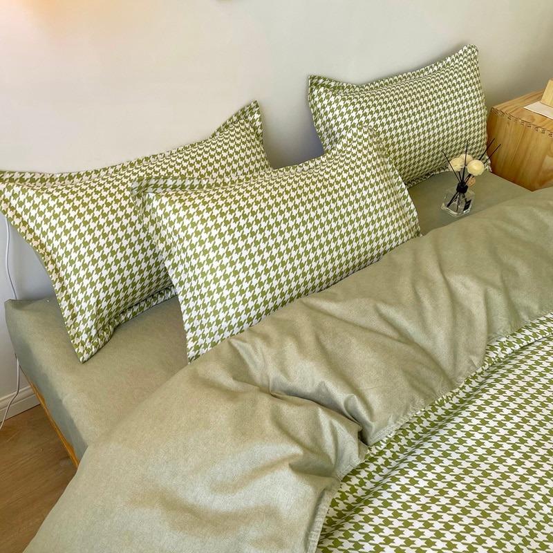 Dogtooth Korean Bedding Set