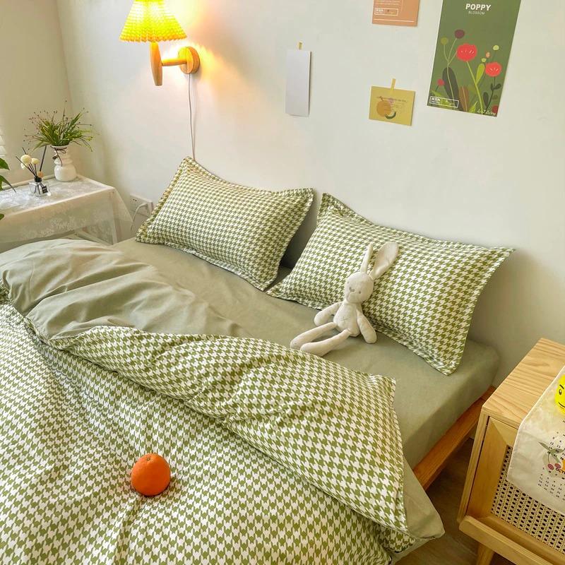 Dogtooth Korean Bedding Set