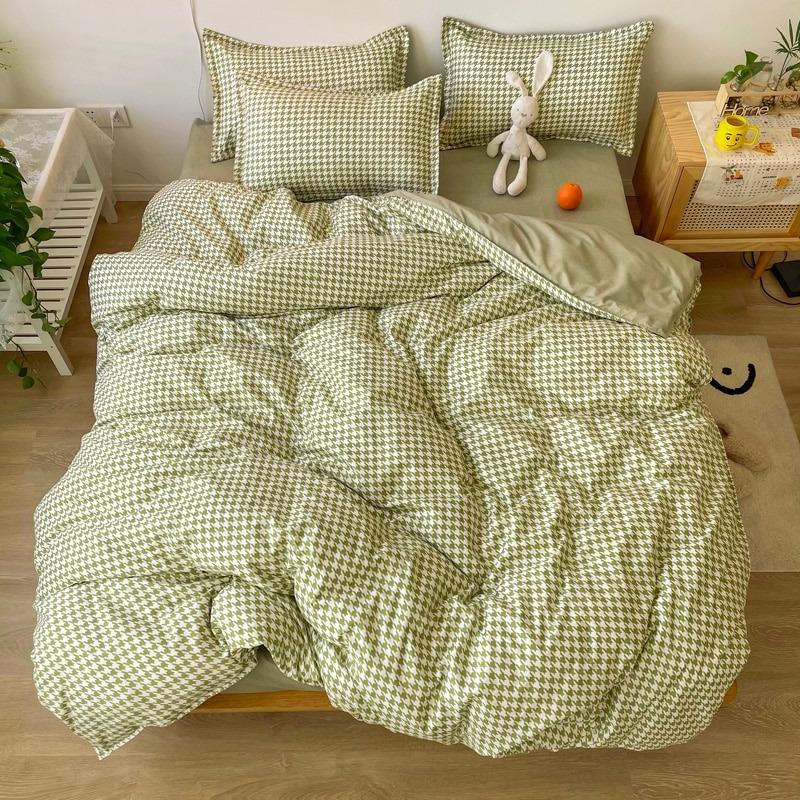 Dogtooth Korean Bedding Set