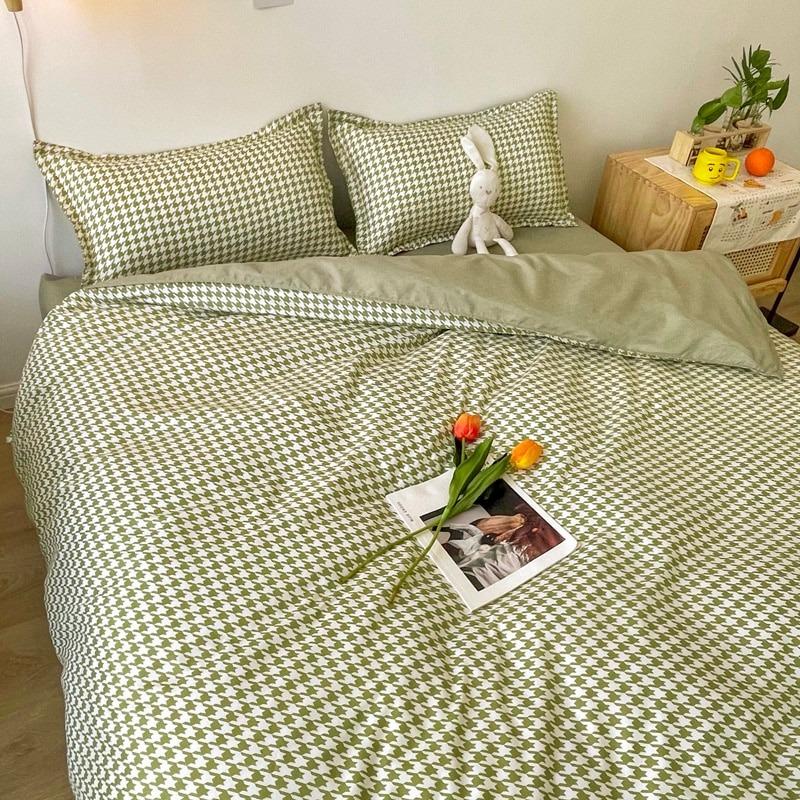 Dogtooth Korean Bedding Set