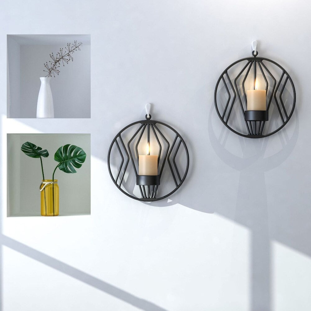 Dunlap Wall Mounted Candle Holders
