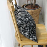 Black & White Geometric Pattern Pillowcase