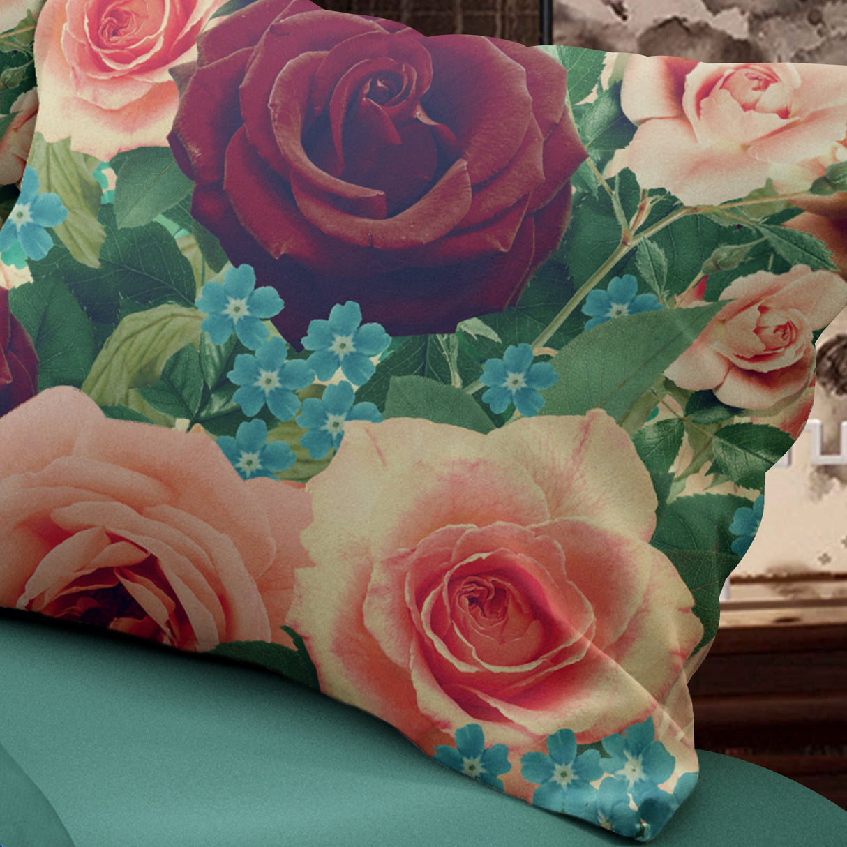 Blooming Rose Duvet Cover with Pillowcases